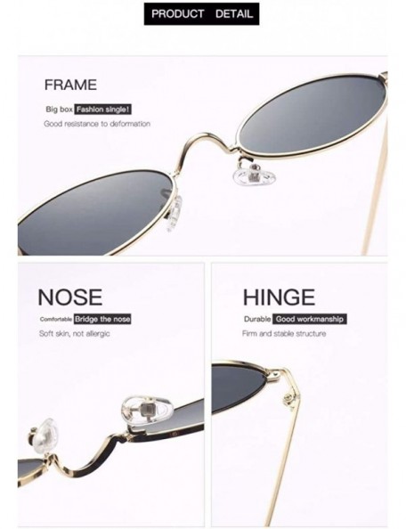 Oversized Small Round Polarized Sunglasses Mirrored Lens Unisex Glasses - C3 Silver Pink - CP18TT82Q6G $16.75