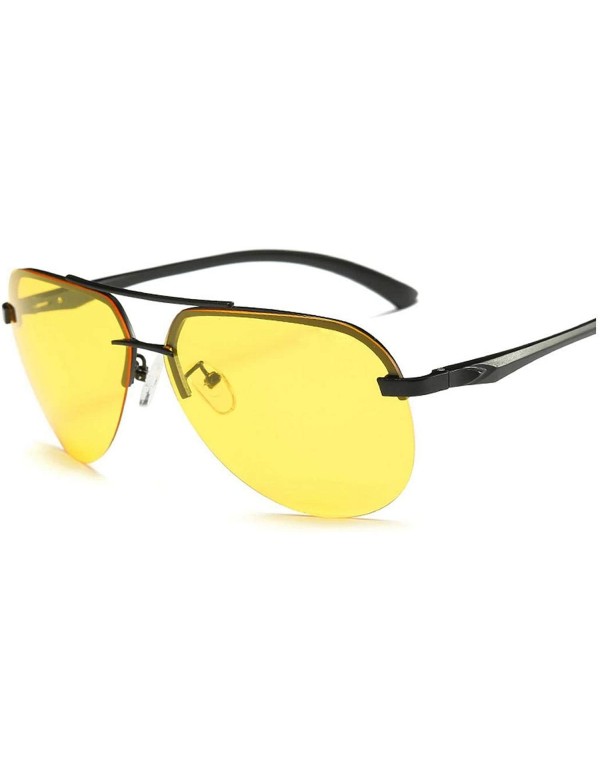 Square New 2019 Alloy Frame Classic Driver Men Sunglasses Polarized Coating Mirror Eyewear Aviation Sun Glasses Women - CL198...