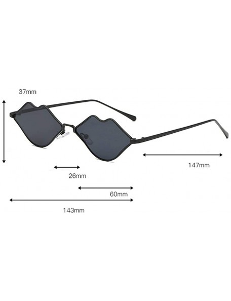 Rectangular Sunglasses Polarized Protection REYO Irregular - D - CY18NW8QIDL $9.20