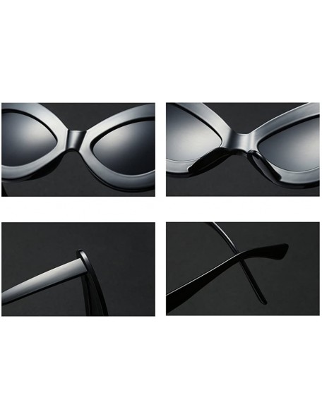 Cat Eye Oversized Cat Eye Sunglasses Women Sexy Retro Sun Glasses Accessories Summer - Leopard With Brown - CN18D89ESIK $8.43