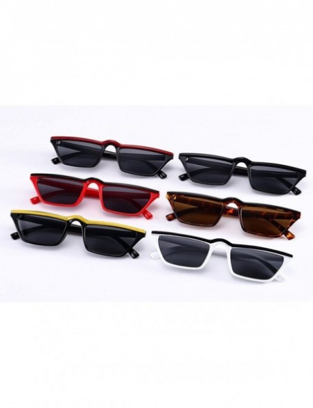 Square Classic Style Sunglasses with Polarized Lenses for Men or Women - Brown - C818C3UGWXZ $9.51