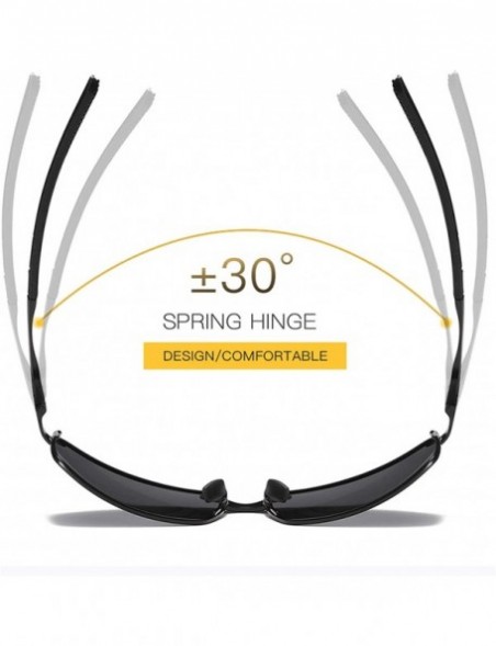 Goggle Sunglasses Men/Women Polarized Sunglasses-Outdoor Driving Classic Mirror Sun Glasses Metal Frame UV400 Eyewear - CH199...