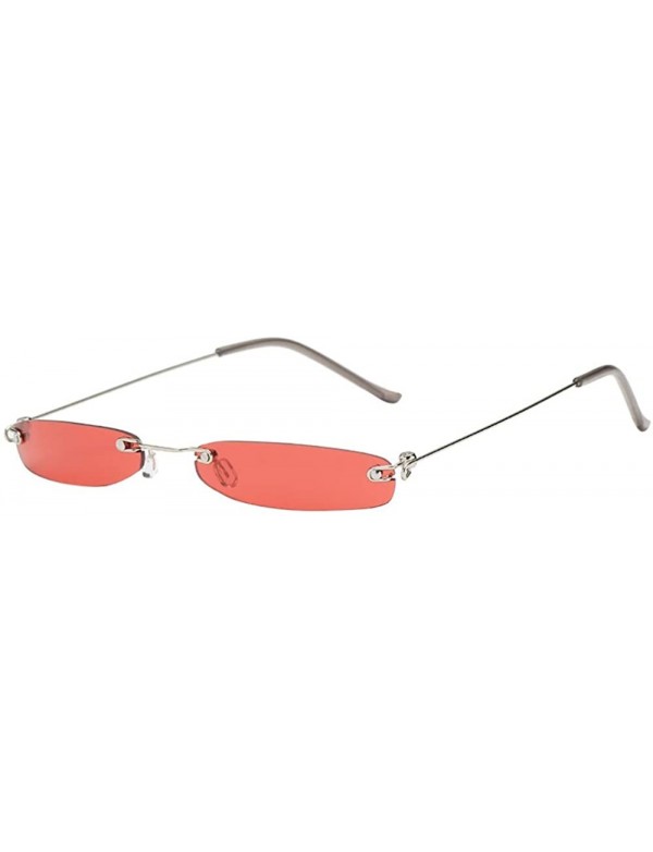 Oversized Small Oval Frame Sunglasses - GorNorriss Vintage Small Sunglasses Retro Eyewear Fashion for Women Men - CH18QGYDYE8...