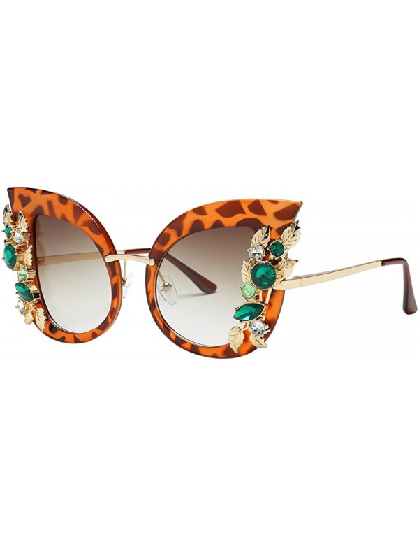 Oversized Oversized Sunglasses Eyeglasses Rhinestone - A - CO19537HCXS $9.95