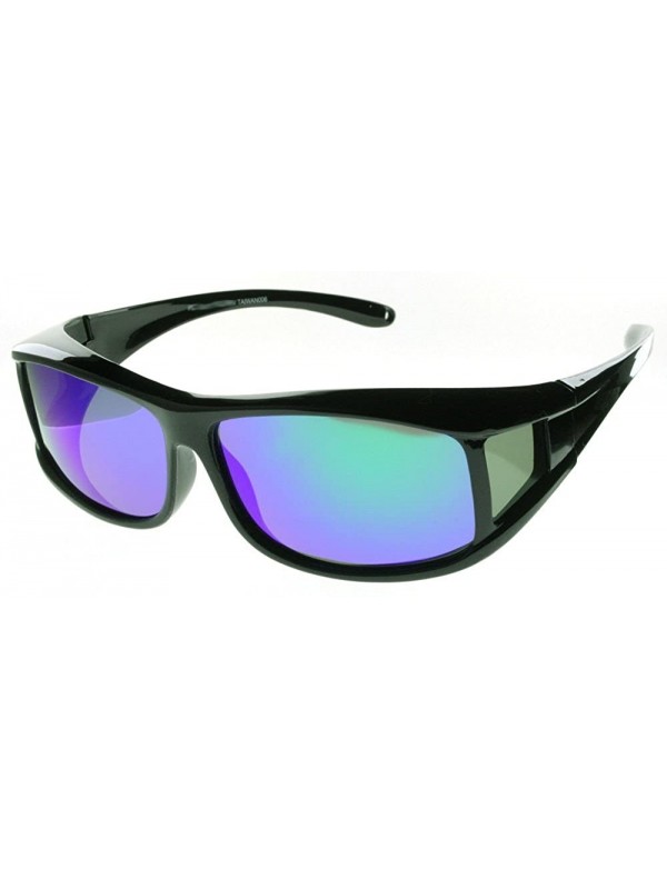 Oversized Fit Over Sunglasses Over Glasses - Polarized & Non-Polarized - Polarized Green Revo - CU11L6VYRIF $15.99