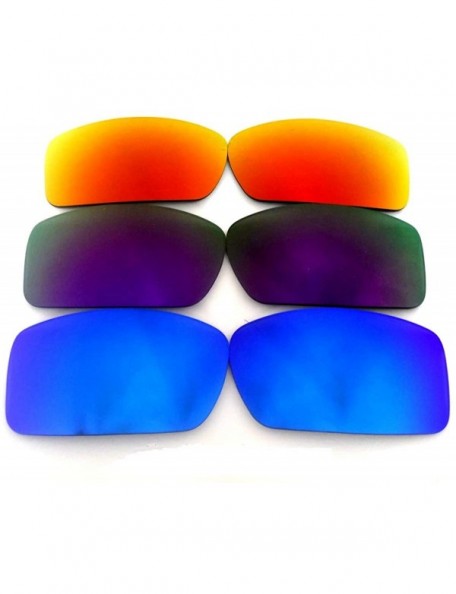 Oversized Replacement Lenses Gascan Purple&Green&Red Color Polarized 3 Pairs-FREE S&H. - Blue&purple&red - C2126N9XRQ7 $22.36
