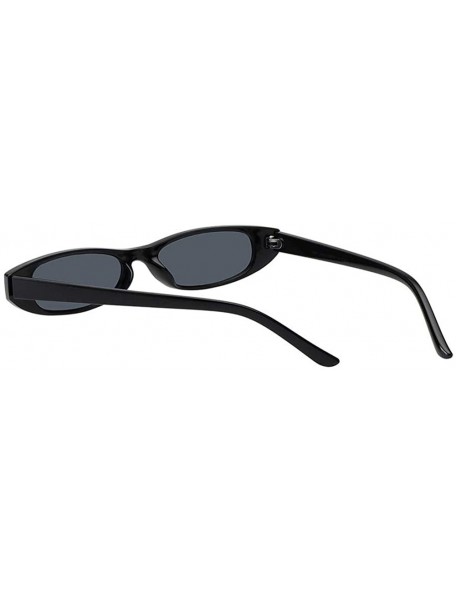 Oval Vintage Oval Sunglasses Women Brand Designer 2020 Retro Small Frame Sun Glasses Black Red Eyewear uv400 - CL198OIH63K $1...