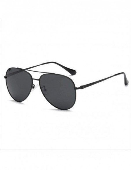 Aviator 2019 new polarized sunglasses - men's retro sunglasses outdoor polarized sunglasses - C - CA18S700NK7 $52.31