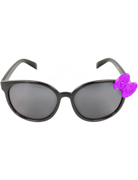 Oval TU9298K Retro Oval Fashion Sunglasses - Black Purple - CR11CB13NE3 $8.61