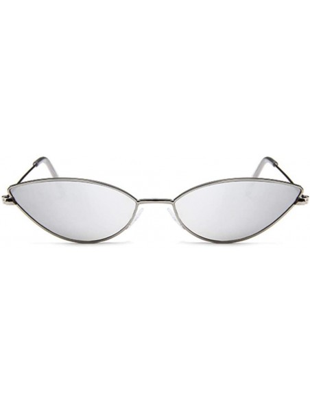 Cat Eye Glasses Women Cat Eye Sunglasses Cute Sexy Summer Retro Small Frame Black Red - 6 - C518R3C7G4O $32.12