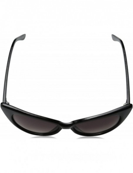 Wayfarer Super Cateyes Vintage Inspired Fashion Mod Chic High Pointed Cat-Eye Sunglasses - Black / Gradient - CD116AZUVX1 $8.98