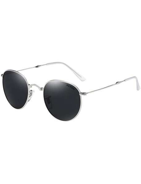 Oversized Unisex Polarized Folding Rimless Sunglasses UV400 Lens Glasses - Black - CF19034YLWD $18.16