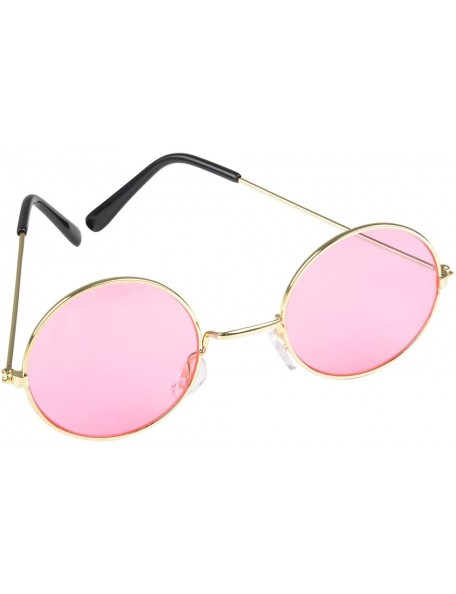 Round Round Colored Lens Sunglasses - One per Order - No Color Choice - CY113SXVKQB $9.03