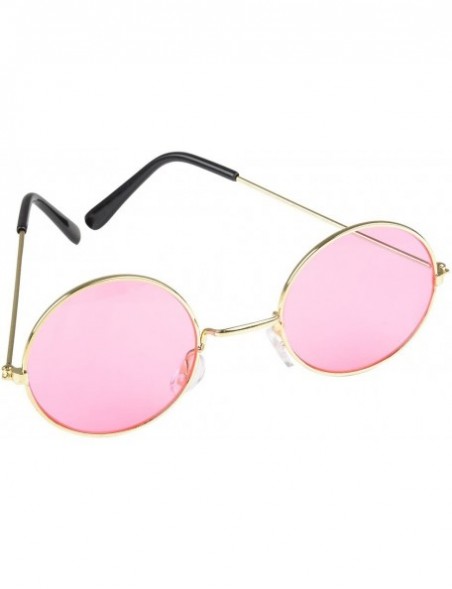 Round Round Colored Lens Sunglasses - One per Order - No Color Choice - CY113SXVKQB $9.03