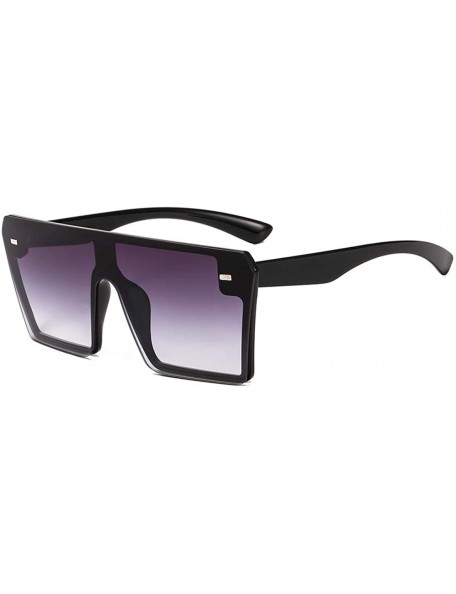 Goggle OVERSIZED Square Sunglasses-Fashion Polarized Shade Mirror-Classic Decor Lens - A - CN1905Y06OH $23.84