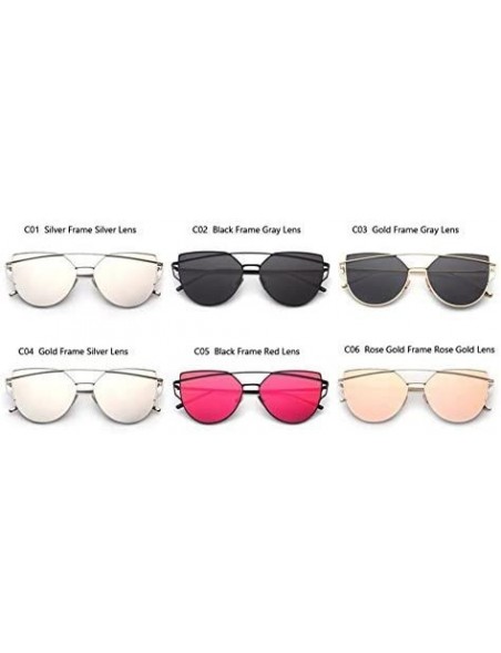 Round RetroUV Oversized Sunglasses Mirrored Fashion - Black Frame / Grey Lense - C212L9HHIBD $7.24
