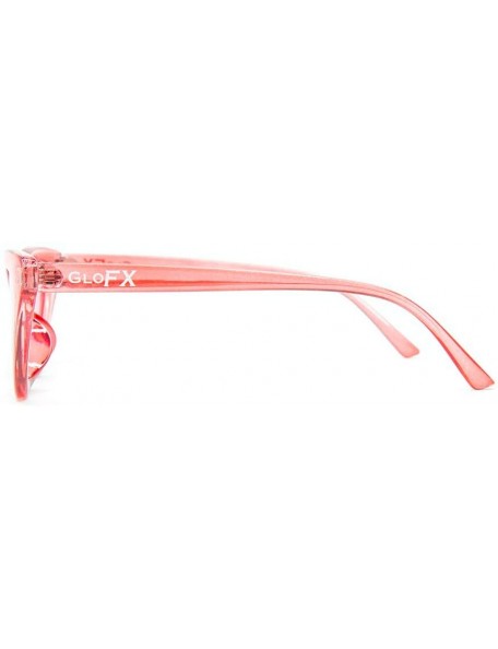 Cat Eye Cat Eye Sunglasses - Rose - Retro Vintage Mod Fashion Colored Lens Protection Glasses - Rose - CQ18LL5WKEX $8.84