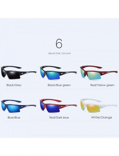 Sport Sports polarizing sunglasses for men and women anti-glare polarizing sunglasses outdoor riding glasses - C - C618Q92XA2...