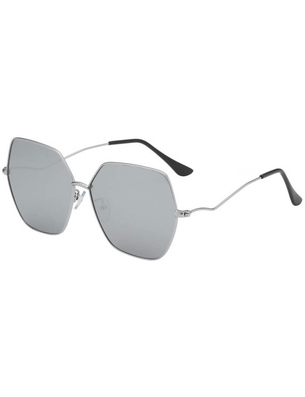 Oversized Irregular Shape Sunglasses - Summer Men Women Fashion Retro Eyewear - G - CZ18S66CWXD $16.57