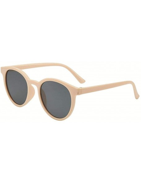 Oval Fashion White Sunglasses Women Trending Products Luxury Sun Glasses Round Vintage Rave Festival Eyeglasses - CF197Y7SC43...