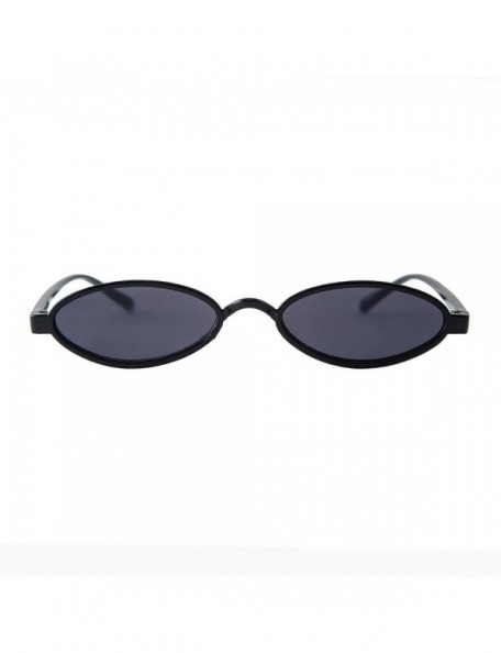 Oval Sunglasses for Men Women Oval Glasses Retro Sunglasses Eyewear Plastic Sunglasses Party Favors - G - CA18QX54ZTL $7.06