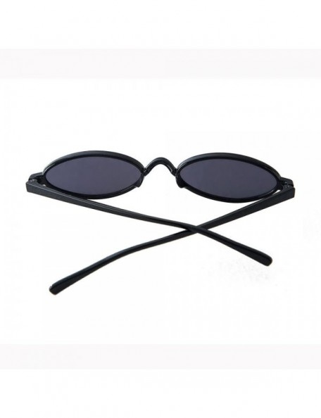 Oval Sunglasses for Men Women Oval Glasses Retro Sunglasses Eyewear Plastic Sunglasses Party Favors - G - CA18QX54ZTL $7.06