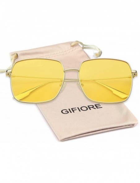 Oval Oversized Square Sunglasses Polarized Vintage Glasses For Women Men TREND ALERT - CN18UCMD0ND $16.19