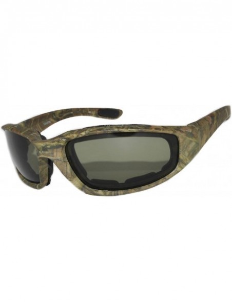 Goggle Motorcycle CAMO Padded Foam Sport Glasses Colored Lens One Pair - Camo1_green_lens_green_frame - CG182Y549AE $10.52