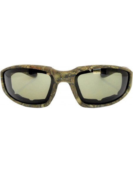 Goggle Motorcycle CAMO Padded Foam Sport Glasses Colored Lens One Pair - Camo1_green_lens_green_frame - CG182Y549AE $10.52
