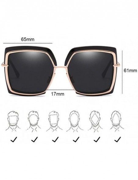 Sport Outdoor Large Oversized Driving Glasses Sunglasses Men Women Traveling - Brown - C718DLZS2ZM $17.37