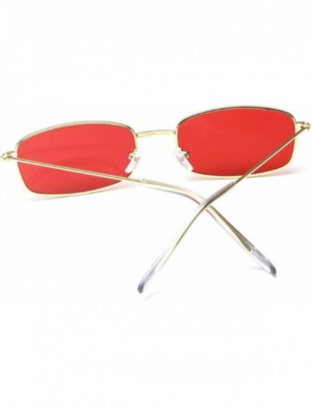 Oversized 90s Metal Men Retro Driving Glasses Female Red Pink Lens Glasses Vintage Ladies Outdoor Eyeglasses UV400 - C4 - C41...