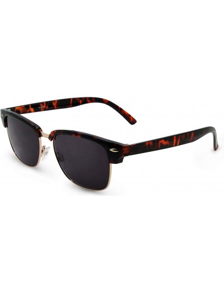 Rimless Sellecks Designer Reading Sunglasses NOT Bifocals - Tortoise - CA11VVBHG5B $26.57