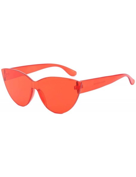 Round Polarized Sunglasses Vintage Round Sunglasses for Women/Men Classic Retro Designer Style - Red - C818UE888DY $9.63