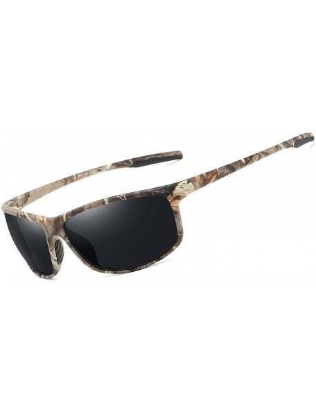 Sport Men Sport Sunglasses Baseball Polarized TR90 Frame Eyewear for Driving Fishing Golf UV400 Protection - CO193HROT7Y $11.55