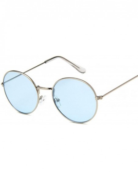 Rimless Round Sun Glasses Women Mirror Retro Ladies Luxury Small Sunglasses Brand Designer - Gold Red - CF198A59EG5 $35.12