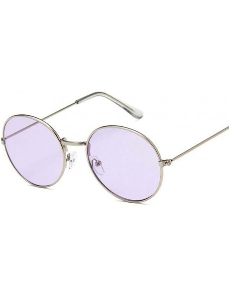 Rimless Round Sun Glasses Women Mirror Retro Ladies Luxury Small Sunglasses Brand Designer - Gold Red - CF198A59EG5 $35.12