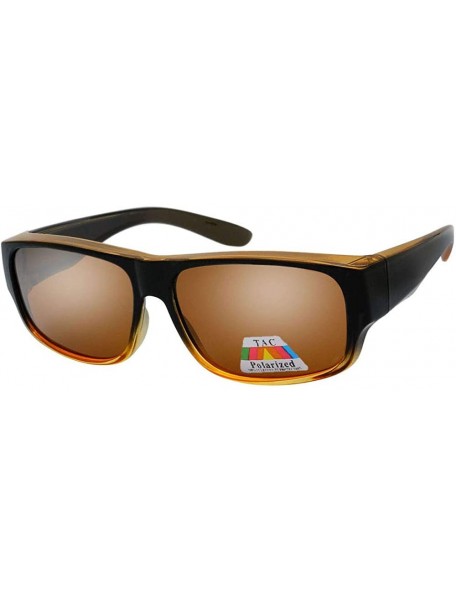 Square Polarized Fashion Fit Over Polarized Collection"Zeus" - Orange - CA18ODOUXLX $8.23