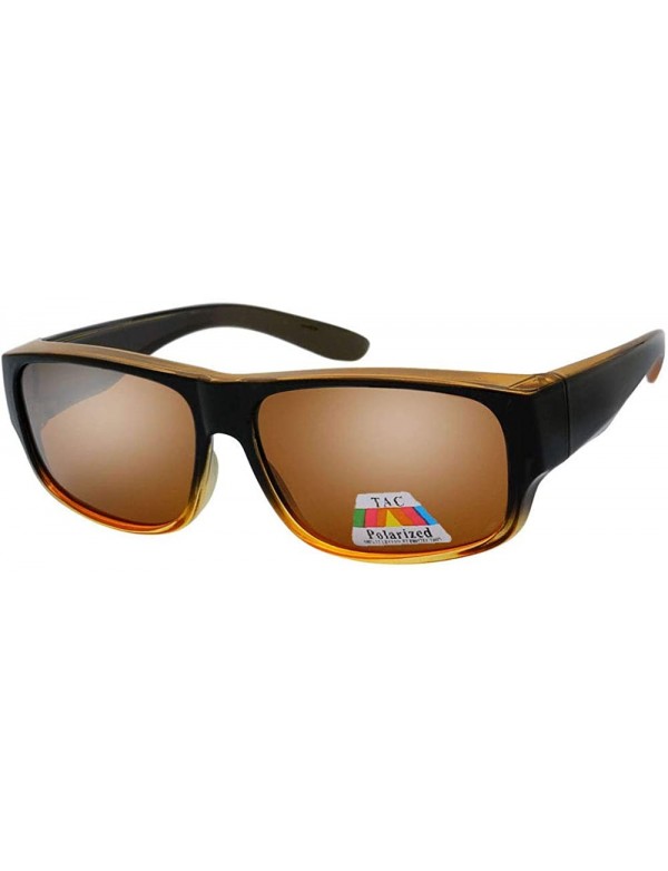 Square Polarized Fashion Fit Over Polarized Collection"Zeus" - Orange - CA18ODOUXLX $8.23