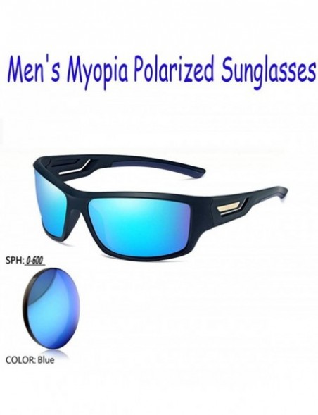 Square New square custom myopia polarized sunglasses- reduced optical grade beam- men's driving glasses - CA18TZQWHMO $17.21