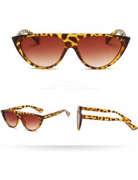 Aviator Cat Eye Sunglasses for Women - Retro Vintage Cat Eye Sunglasses Ladies Girls Eyewear (A) - A - CP18DST3MKH $10.25
