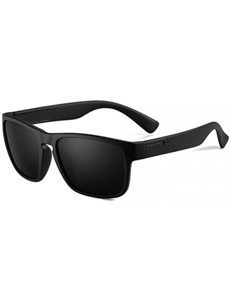 Square Polarized Sunglasses for Men Plastic Mens Fashion Square Driving Eyewear Travel Sun Glasses - 2 - CY18OUK9UNN $29.23