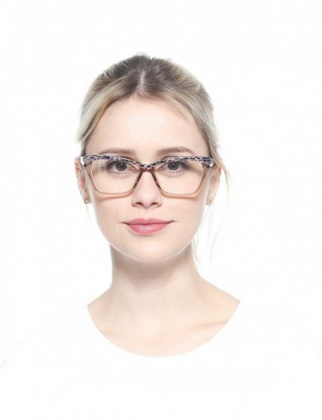 Cat Eye Womens Leopard Butterfly Reading Glasses Fashion Eye Glass Frame - Gray - CJ18IISLWL6 $11.55