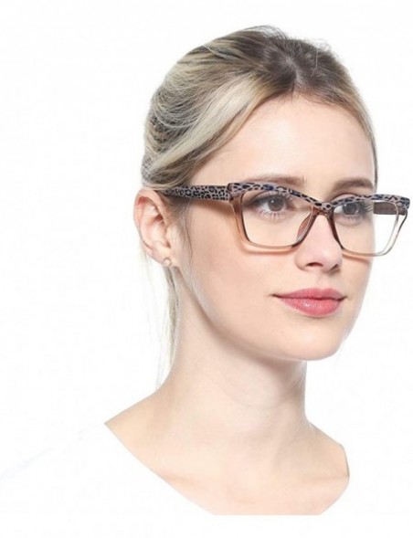 Cat Eye Womens Leopard Butterfly Reading Glasses Fashion Eye Glass Frame - Gray - CJ18IISLWL6 $11.55