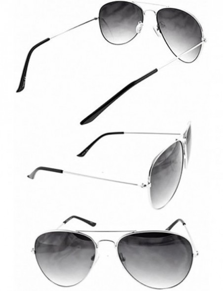 Aviator Aviator Frame Sunglasses- Dark Lens/Gold Frame - C412O7H0XWM $8.18