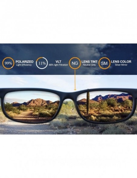 Sport Polarized Replacement Lenses for Spy Helm Sunglasses - Multiple Options - Silver Chrome Mirror - C3120YTGUYN $31.91
