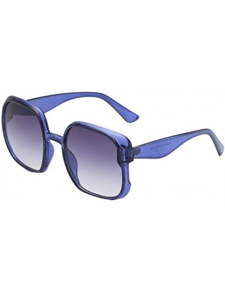 Oversized Unisex Polarized Protection Sunglasses Classic Vintage Fashion Full Frame Goggles Beach Outdoor Eyewear - D-3 - CF1...