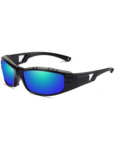 Aviator Men's Outdoor Sports Polarized Sunglasses Riding Polarized Sunglasses - B - CU18QCANMT6 $66.79