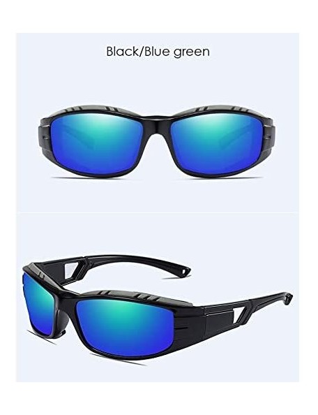 Aviator Men's Outdoor Sports Polarized Sunglasses Riding Polarized Sunglasses - B - CU18QCANMT6 $57.79