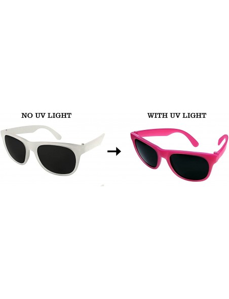 Sport 12 Pack Fun Party Color Changing Sunglasses UV Protective Lens 5402D - Milk-pink - CF18E08NEIH $14.06