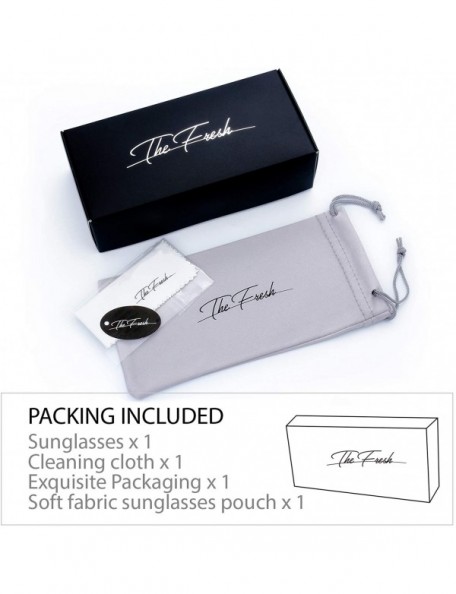 Goggle Minimalist Small Rectangular Sunglasses Clear Eyewear Spring Hinge - Gift Box Package - C6192302EZ7 $14.10